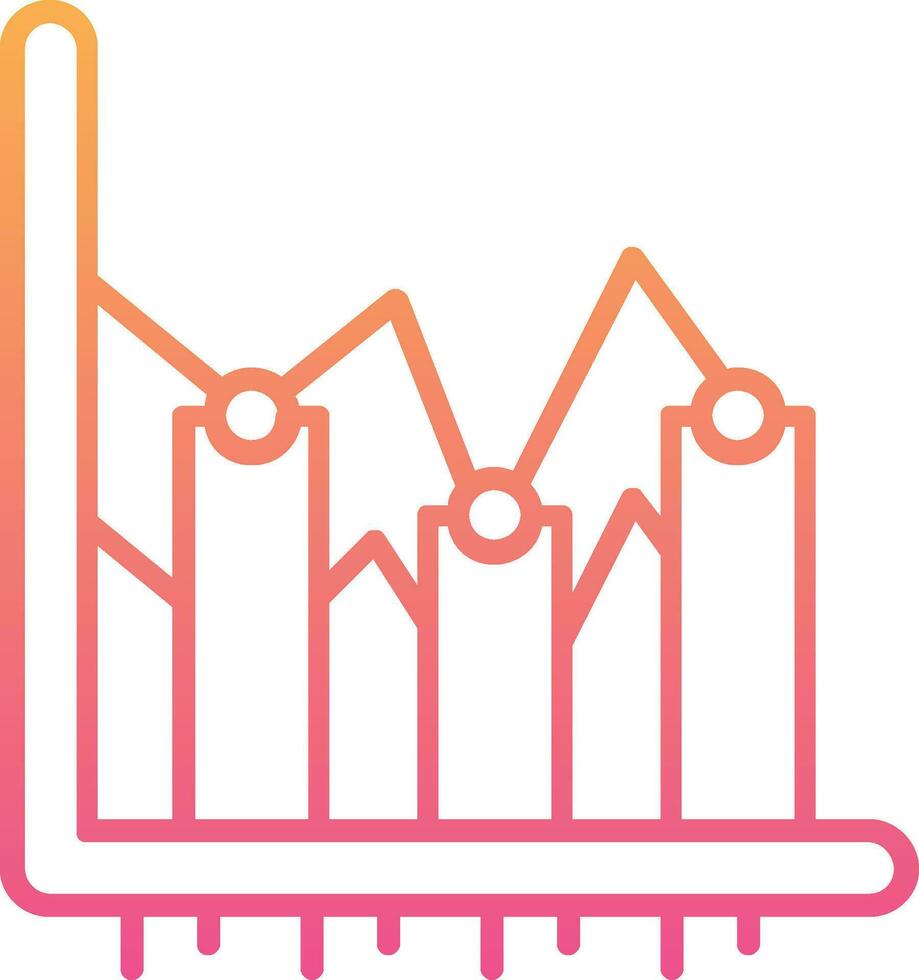 icône de vecteur de graphique à barres