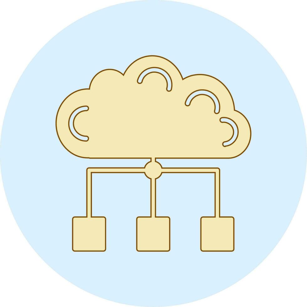 nuage Propriétés vecteur icône