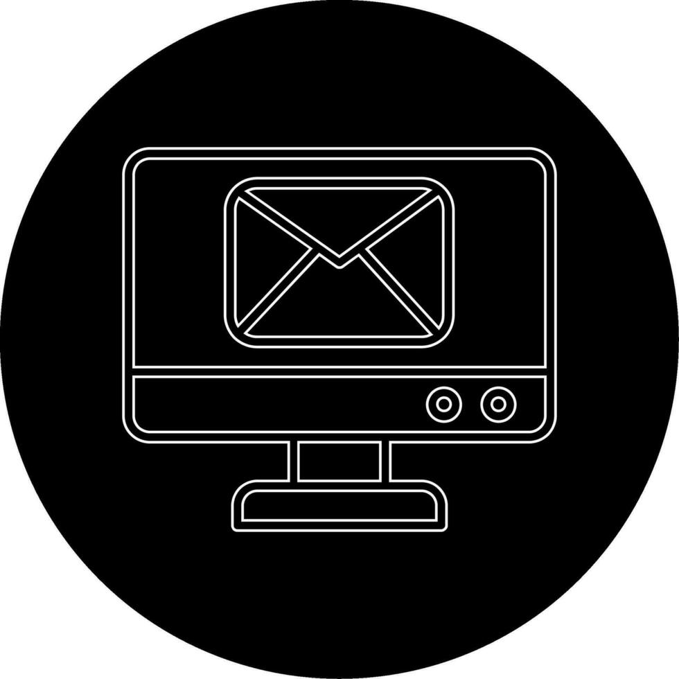 en ligne email vecteur icône