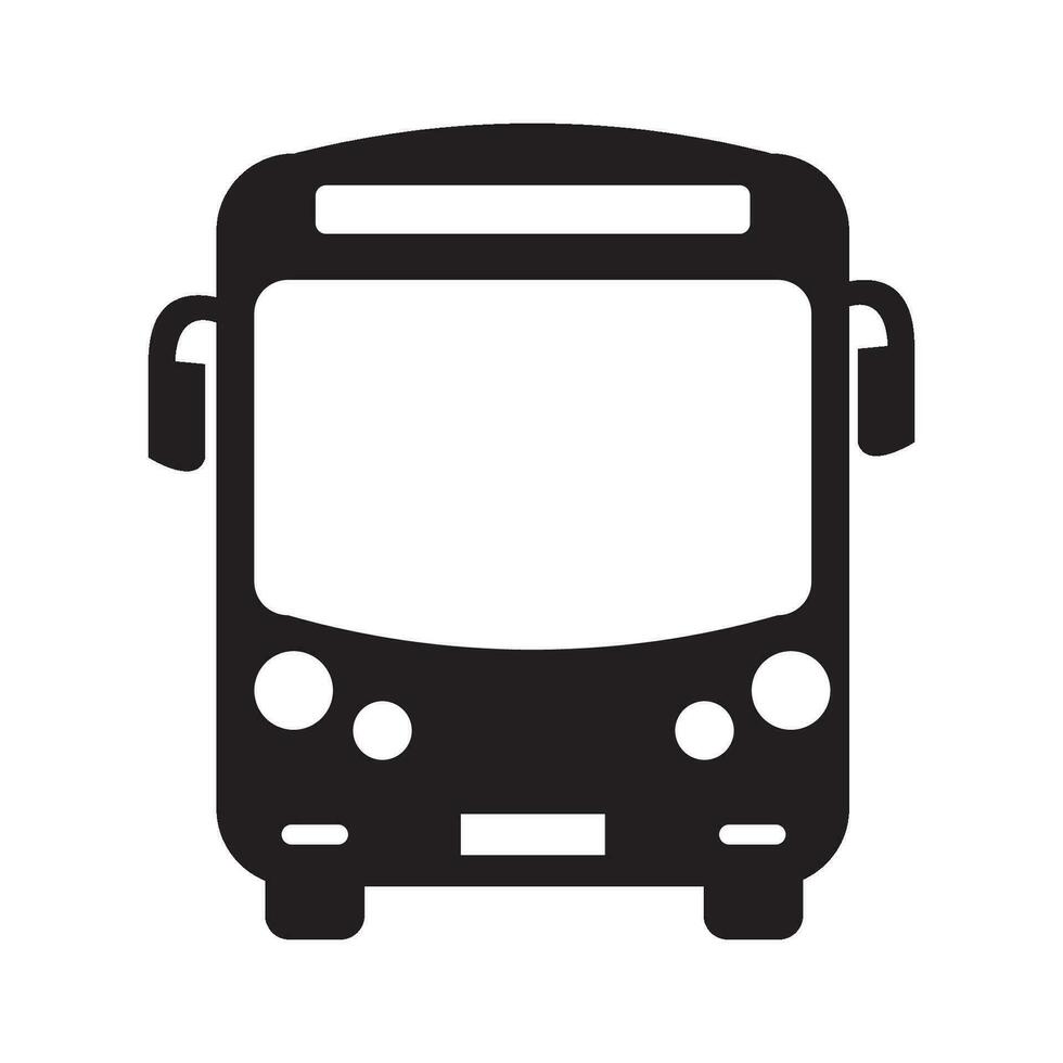autobus voiture icône logo vecteur conception modèle