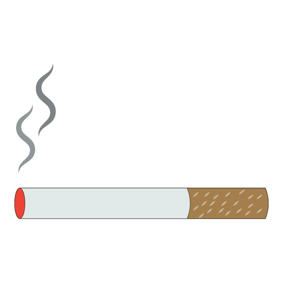 cigarette icône logo vecteur conception modèle