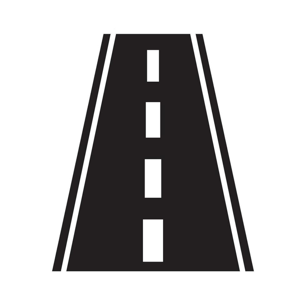 modèle de conception de vecteur de logo d'icône d'autoroute