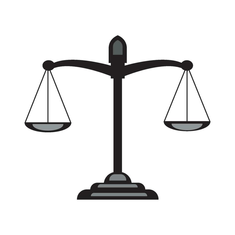 Balance icône logo vecteur conception modèle