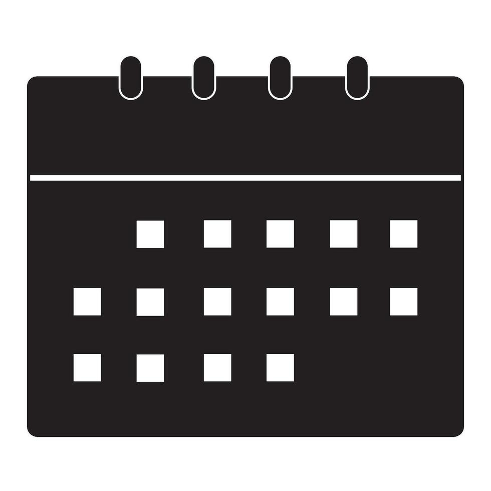 calendrier icône logo vecteur conception modèle