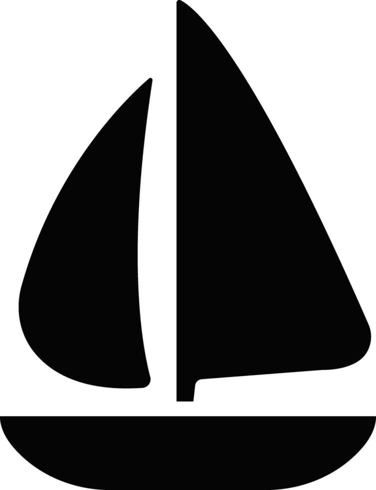 bateau ou navire icône dans plat branché style. isolé sur utilisation symbole pour des sports voilier signe. vecteur pour applications et site Internet
