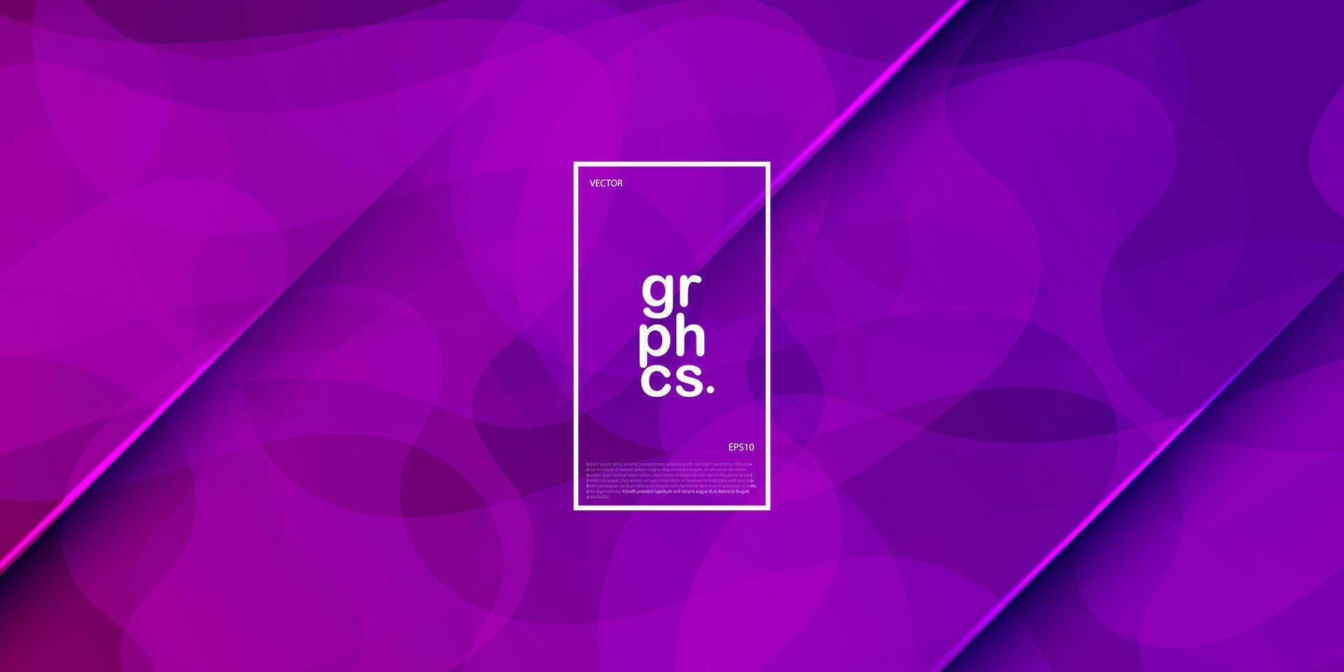 abstrait foncé violet liquide géométrique Contexte moderne avec fluide style pente couleur. adapté pour bannière, prospectus, et etc. eps10 vecteur