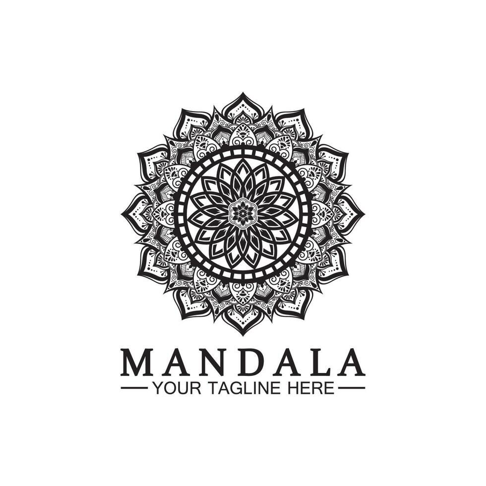 modèle de vecteur de conception de logo mandala