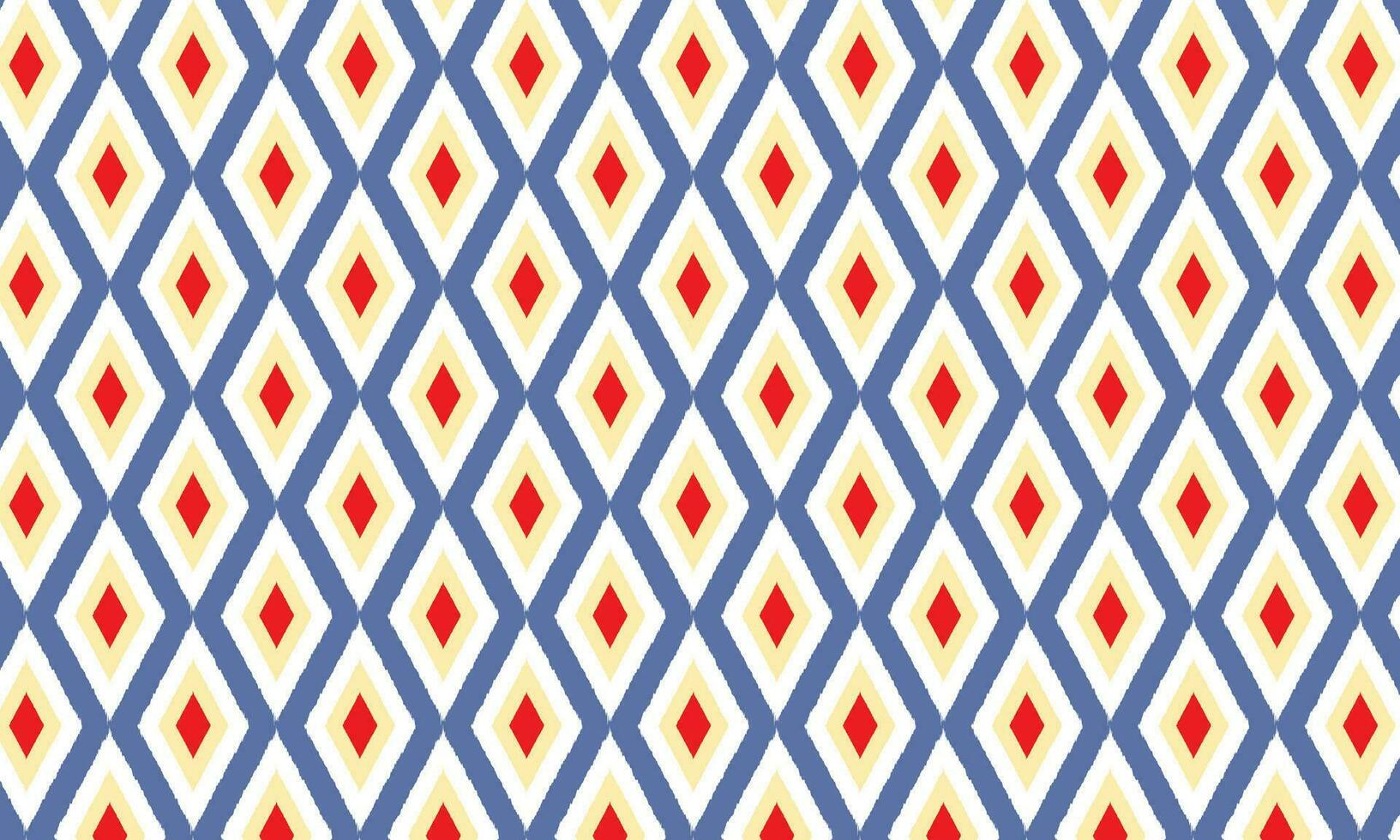 tribal tissu, traditionnel en tissu ethnique, abstrait géométrique ikat modèle. Fait main aztèque en tissu tapis décoration fond d'écran boho originaire de vecteur Contexte