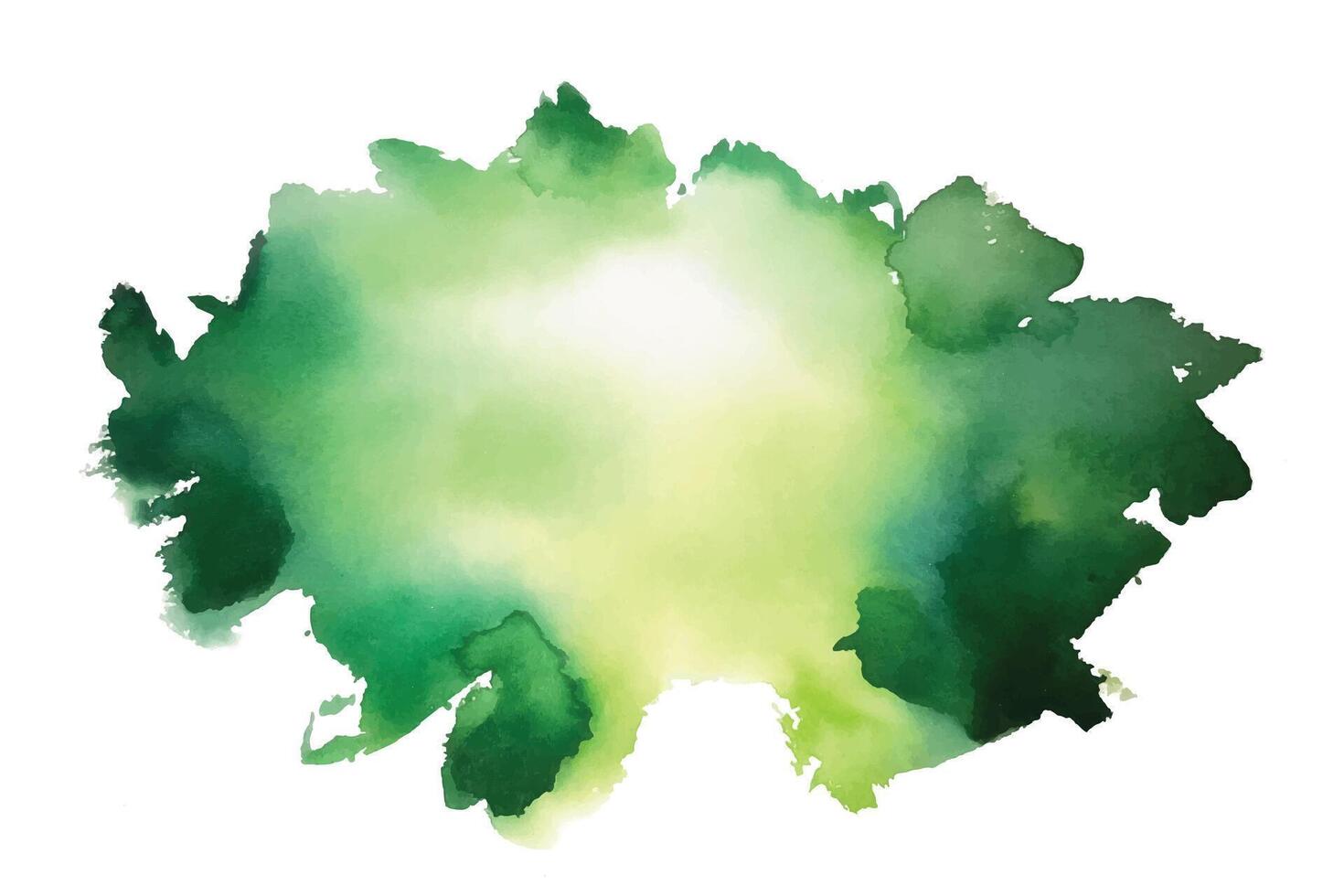 abstrait vert aquarelle tache texture Contexte vecteur