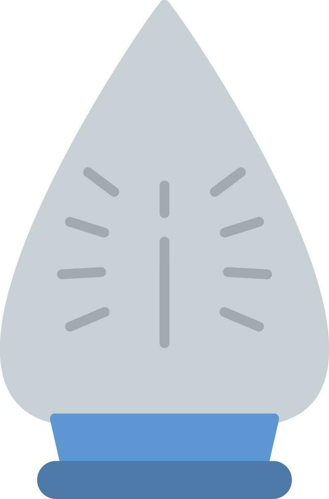 icône plate de fer vecteur