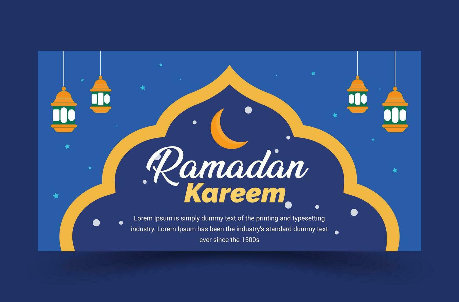 Ramadan vente bannière modèle conception islamique Ramadan fête vecteur