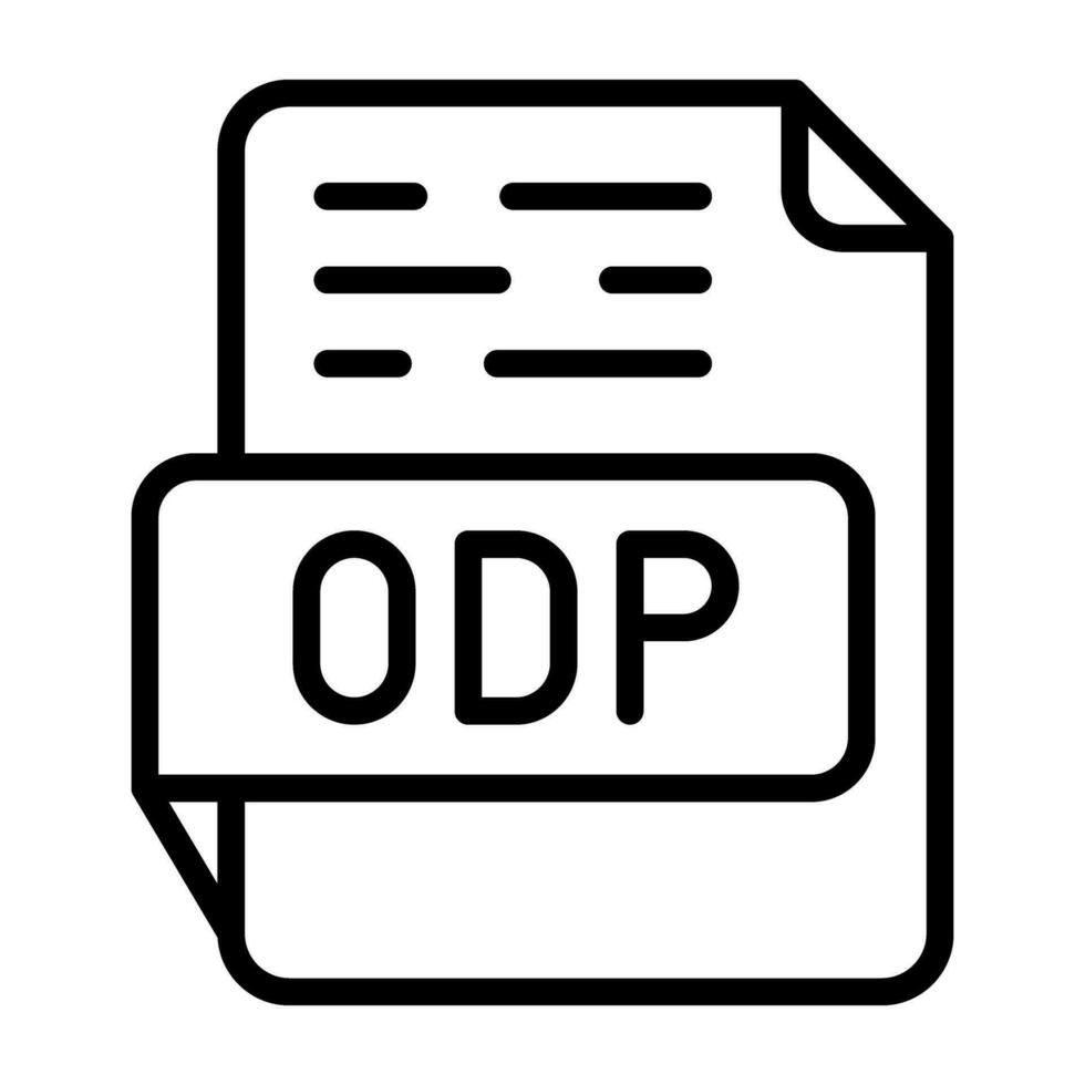 odp vecteur icône