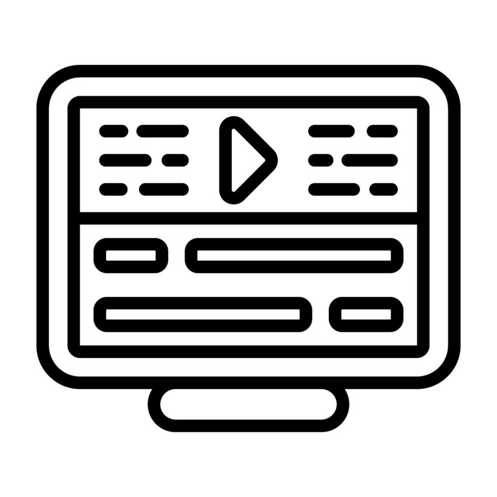 vidéo édition vecteur icône