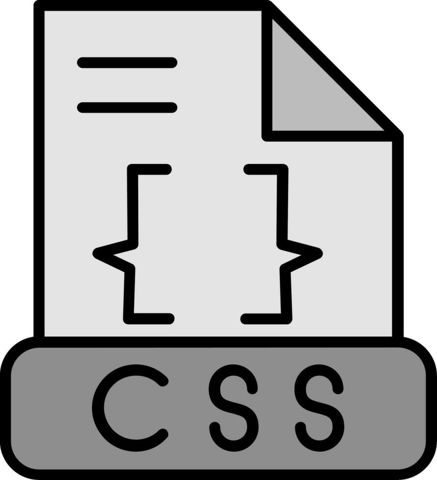 icône de vecteur css