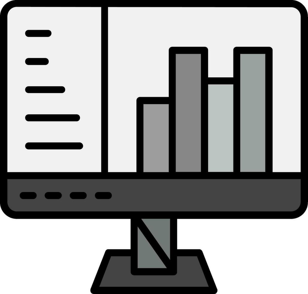 icône de vecteur de graphique à barres