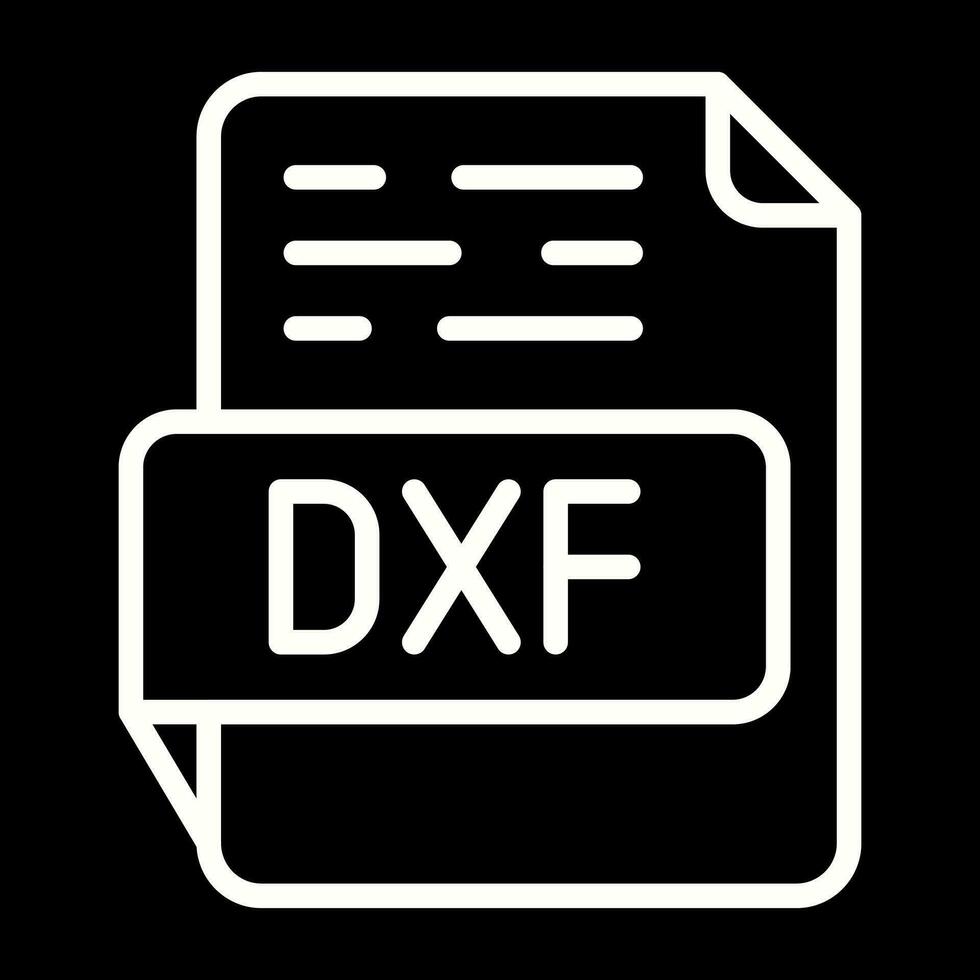 dxf vecteur icône