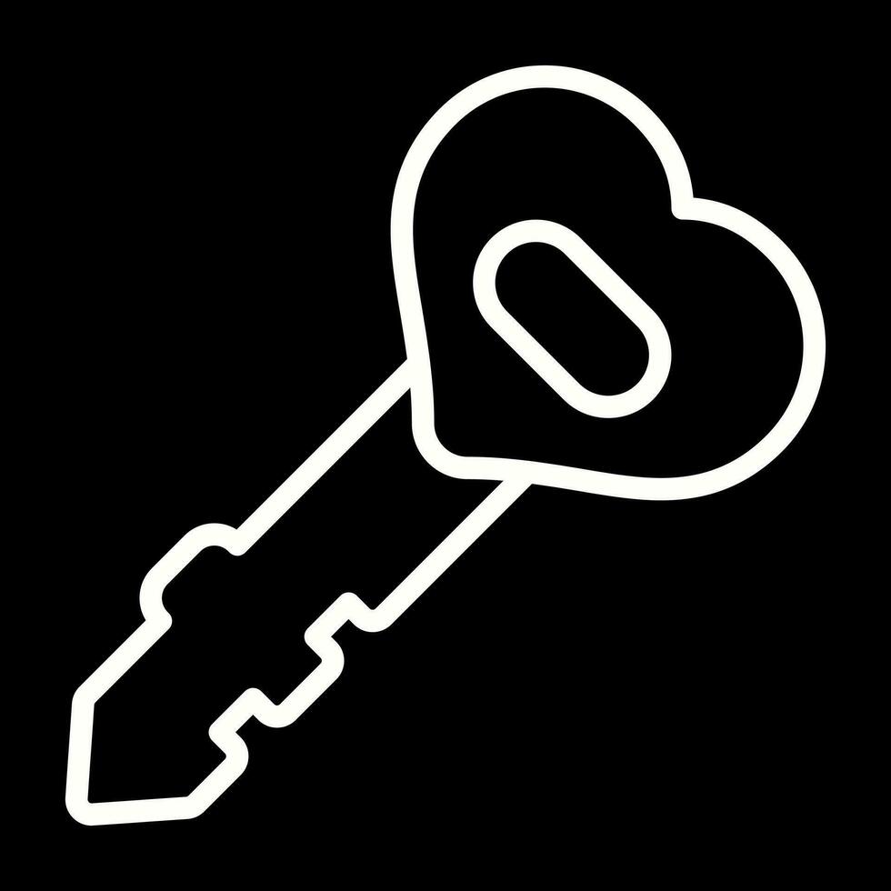 icône de vecteur de clé de voiture