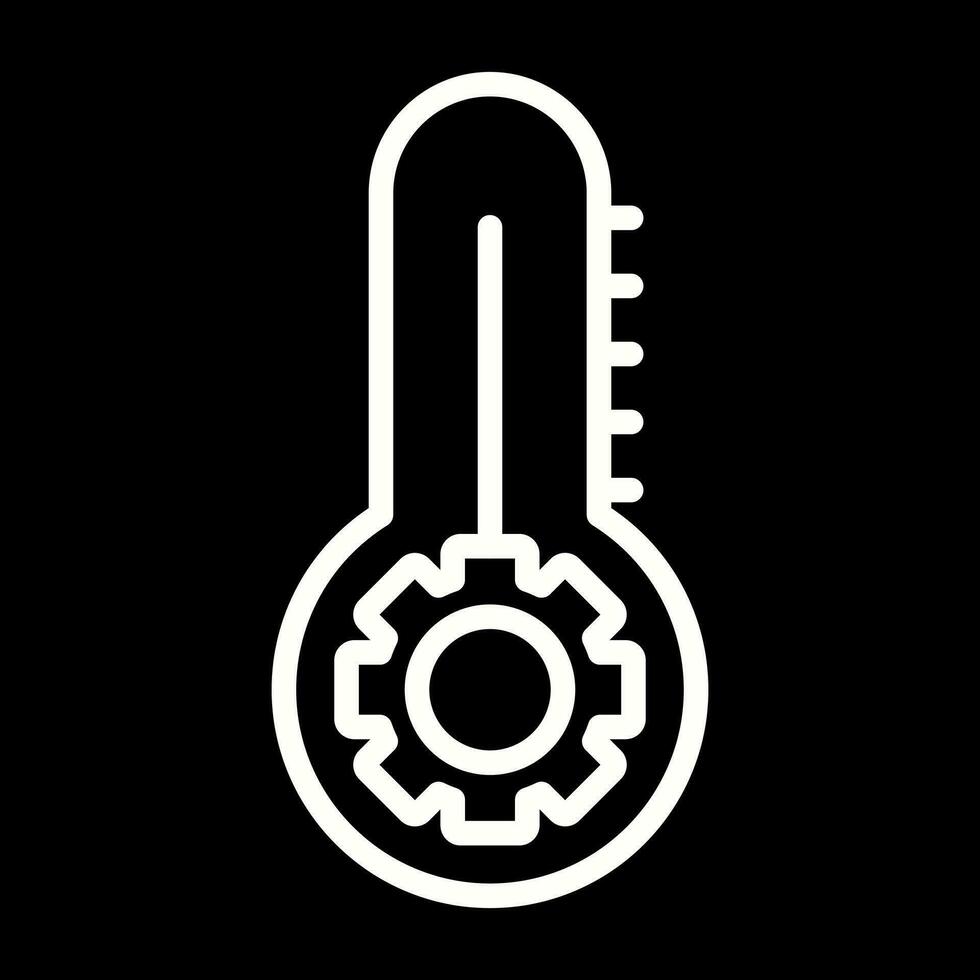 icône de vecteur de thermomètre