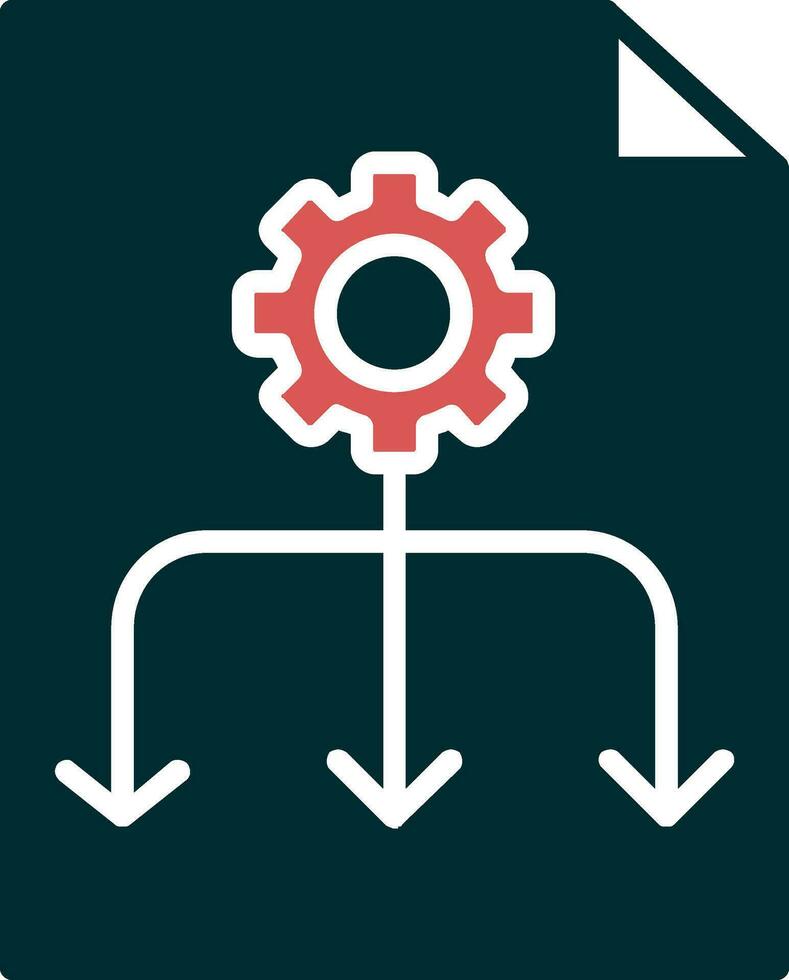 icône de vecteur de flux de travail