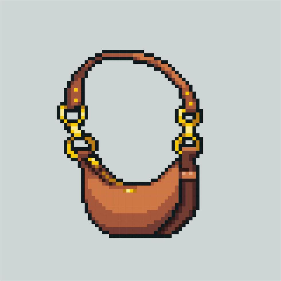 pixel art illustration femme sac. pixélisé femelle sac. femme femelle mode sac pixélisé pour le pixel art Jeu et icône pour site Internet et vidéo jeu. vieux école rétro. vecteur