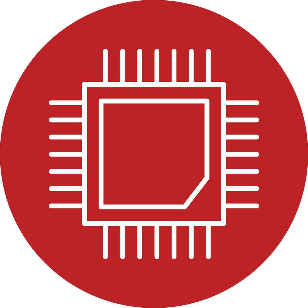 icône de vecteur de processeur