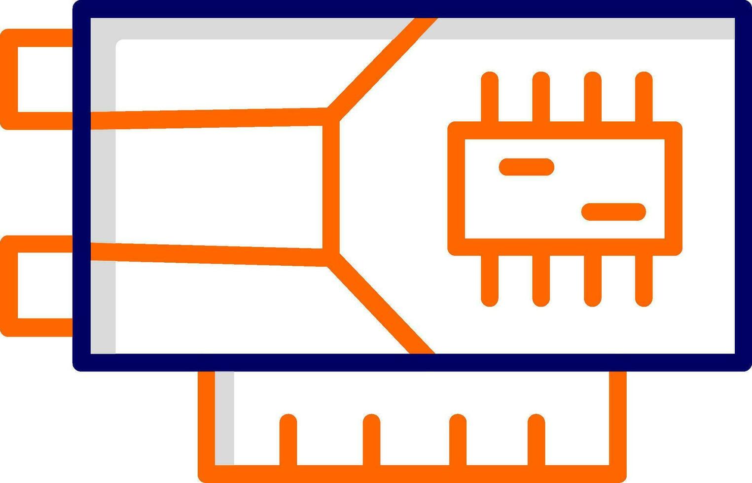 icône de vecteur de carte graphique