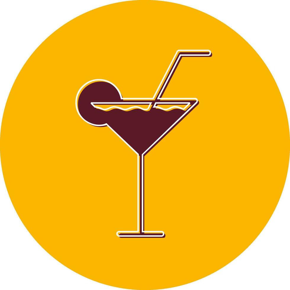 icône de vecteur de cocktail