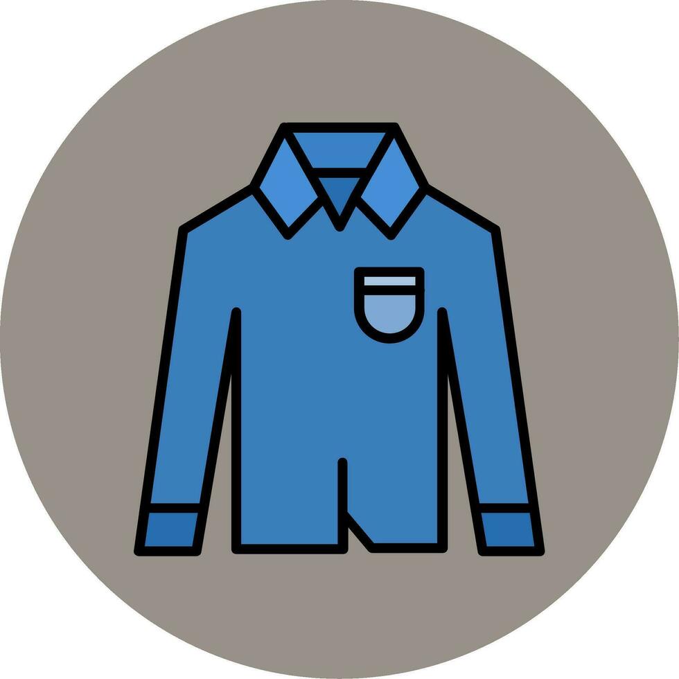 icône de vecteur de chemise