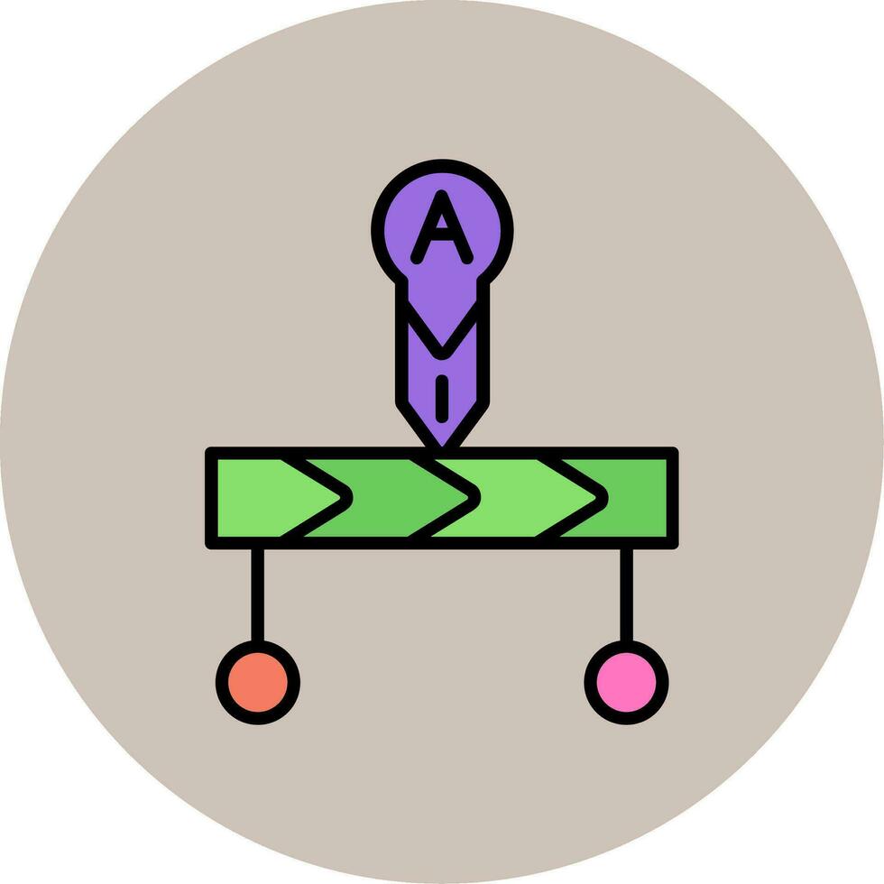 icône de vecteur de chronologie