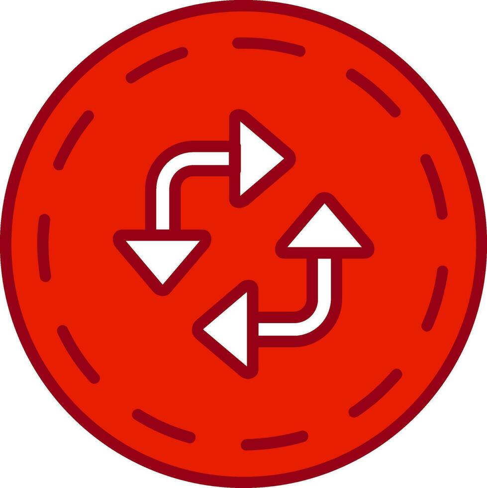 icône de vecteur de boucle