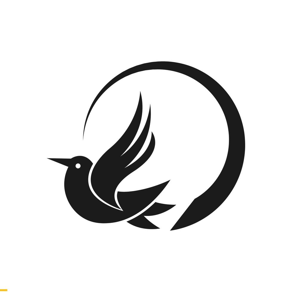 modèle de conception de logo vectoriel oiseau pour entreprise et entreprise