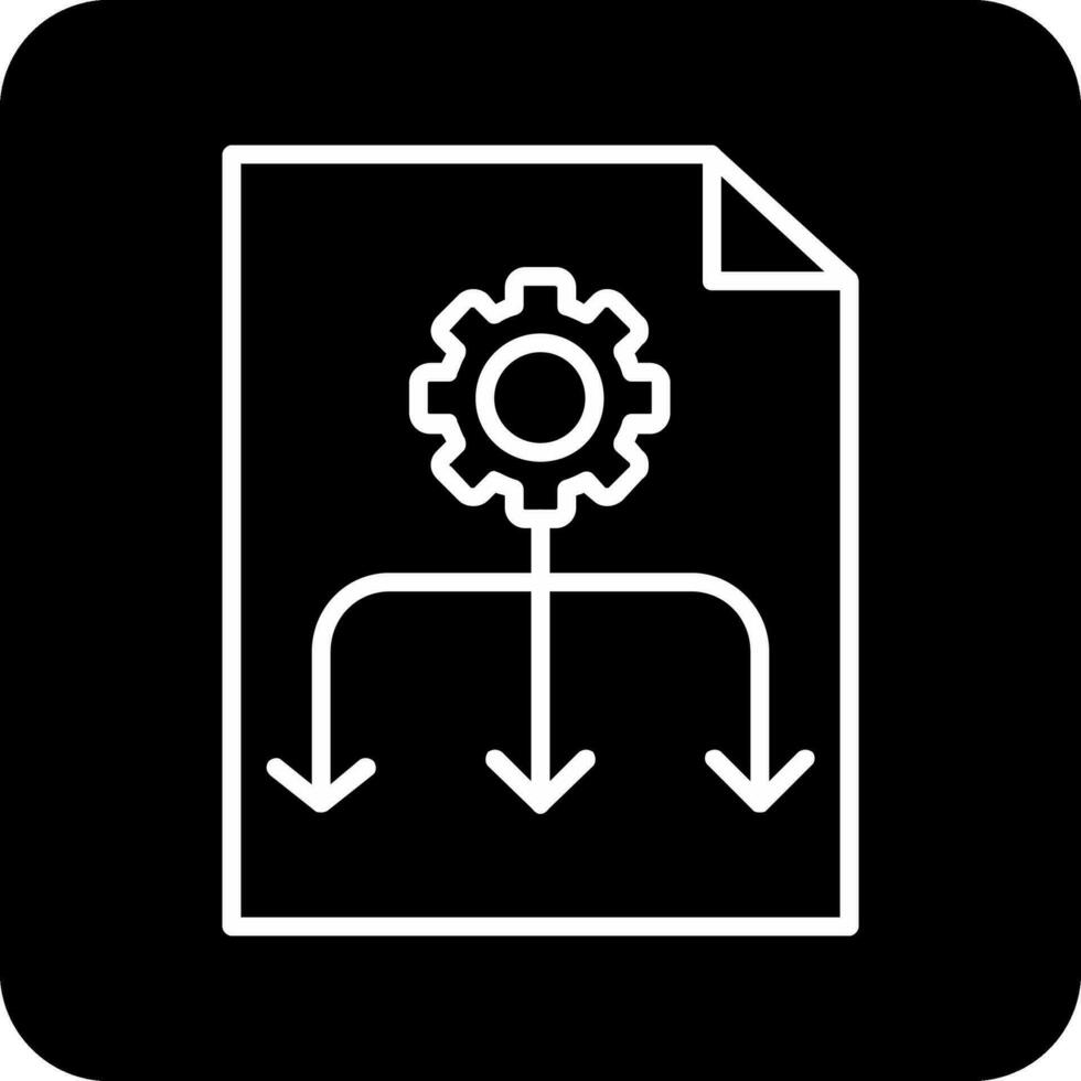 icône de vecteur de flux de travail