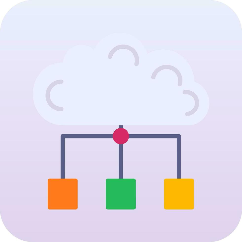 nuage Propriétés vecteur icône