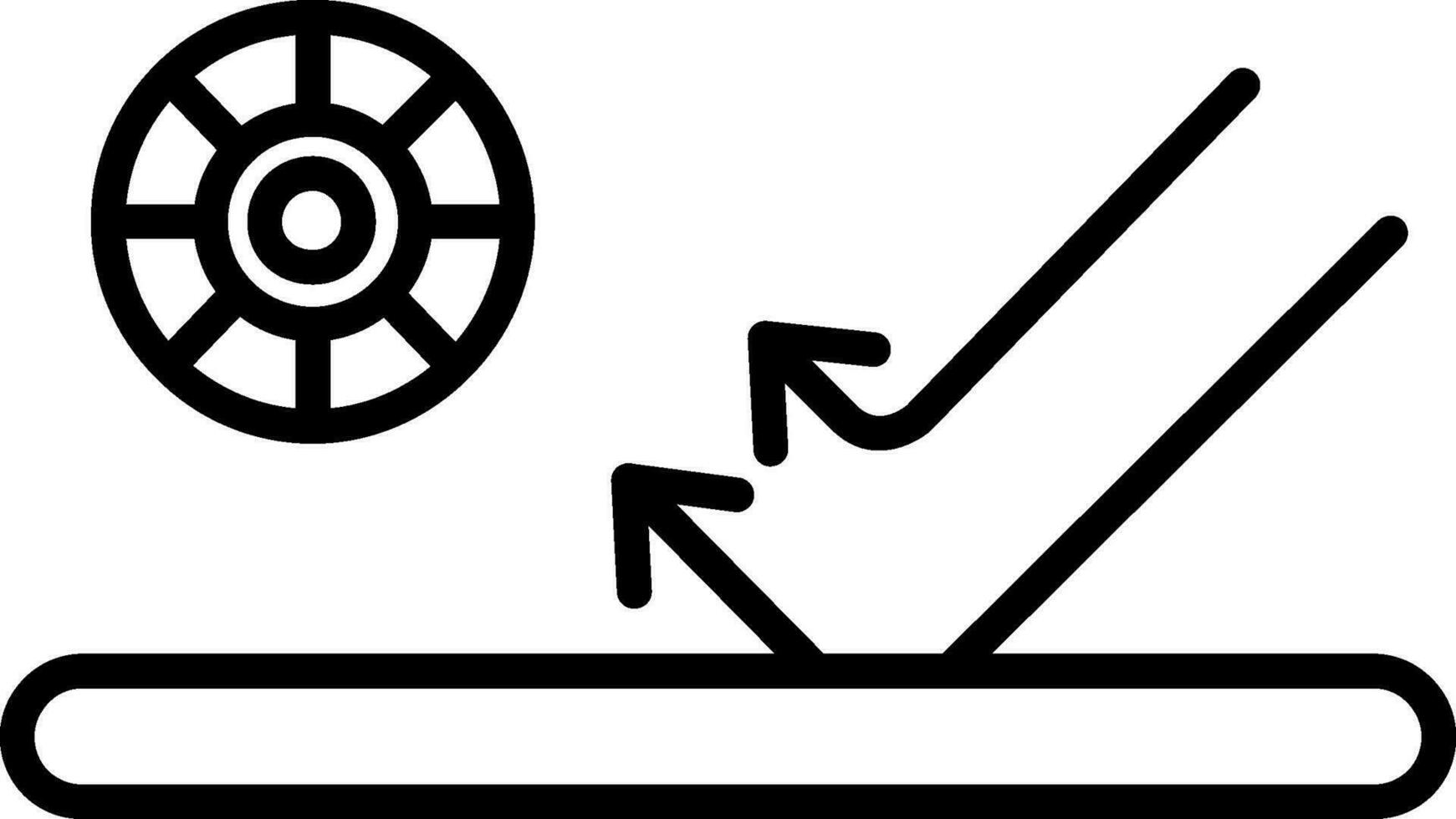 icône de vecteur de rebond