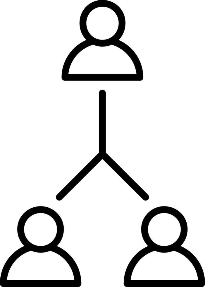 icône de vecteur de relation