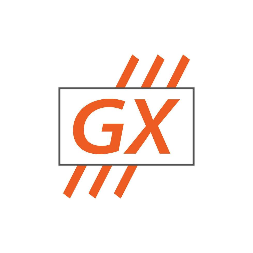 lettre gx logo. gx logo conception vecteur illustration pour Créatif entreprise, entreprise, industrie. pro vecteur