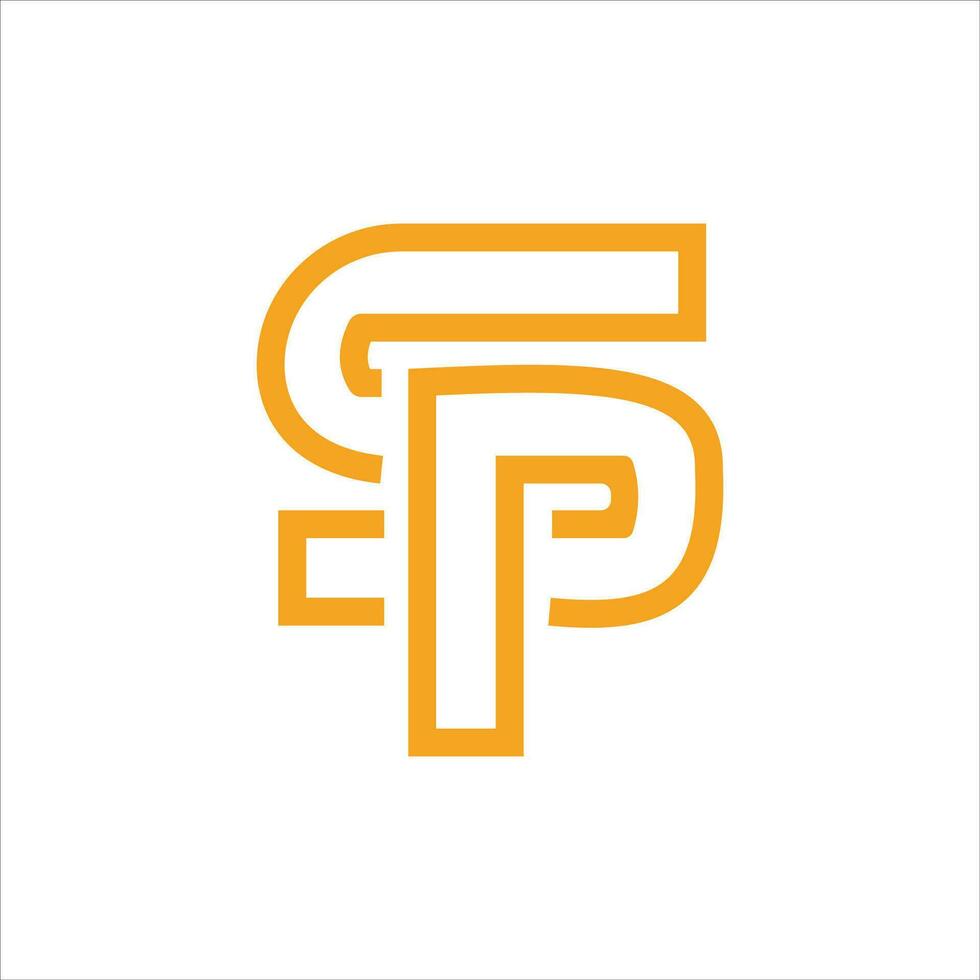 sp et ps lettre logo conception modèle. sp, ps initiale basé alphabet icône logo conception vecteur