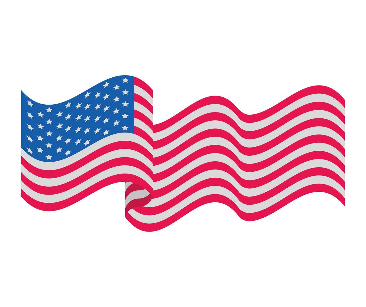 icône de drapeau usa vecteur