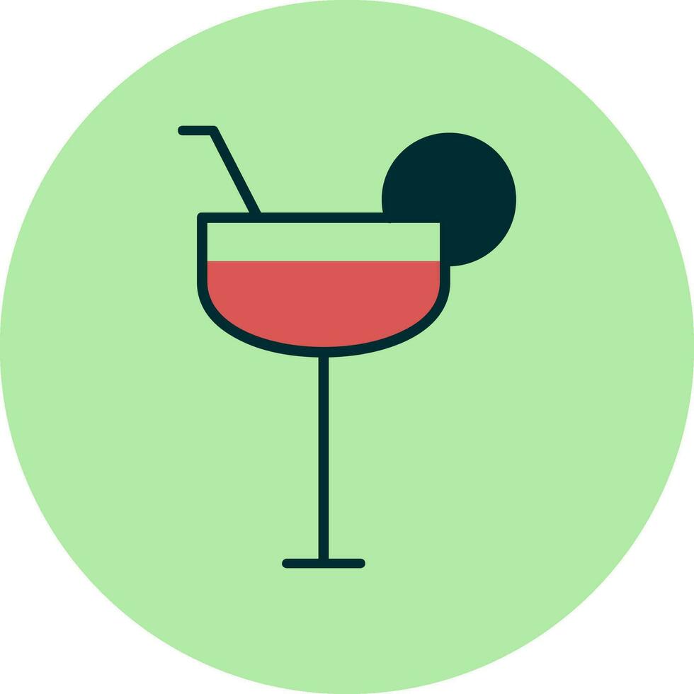 icône de vecteur de cocktail