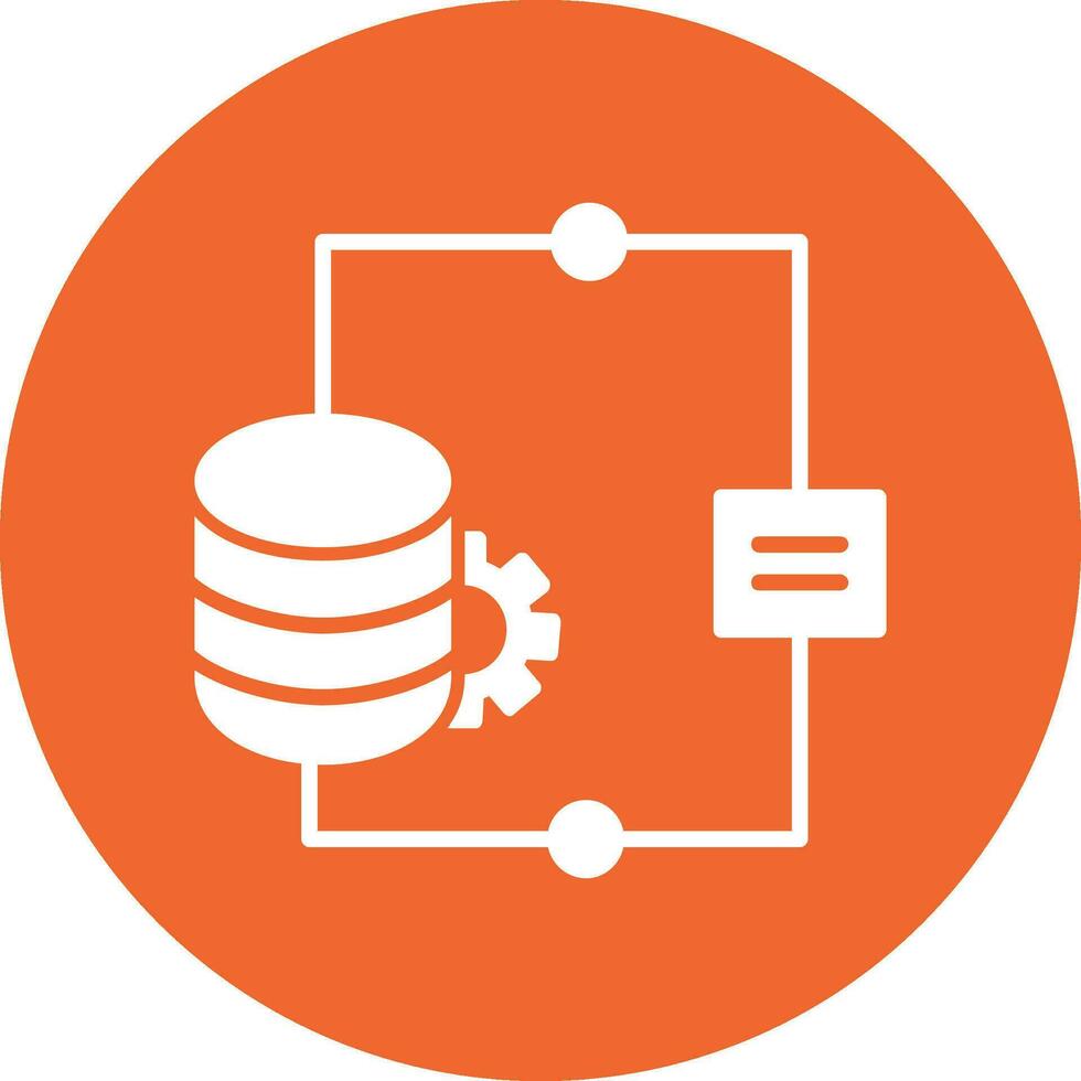 icône de vecteur d'intégration de données