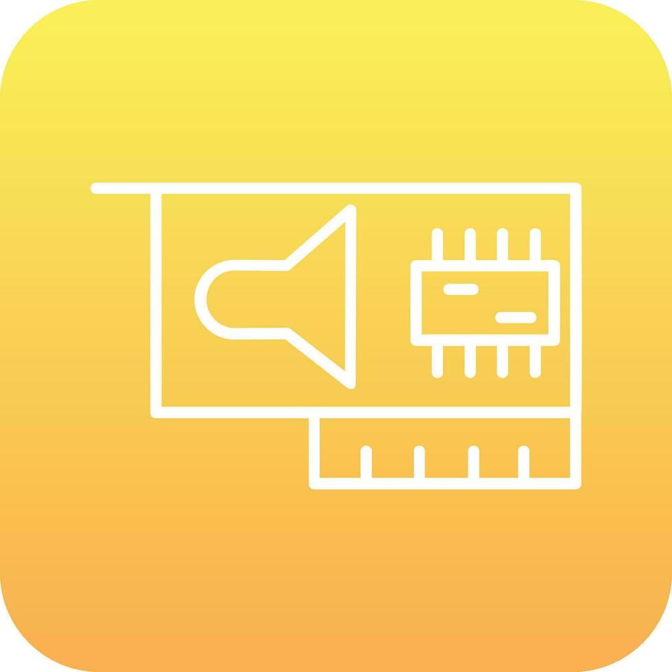 icône de vecteur de carte son