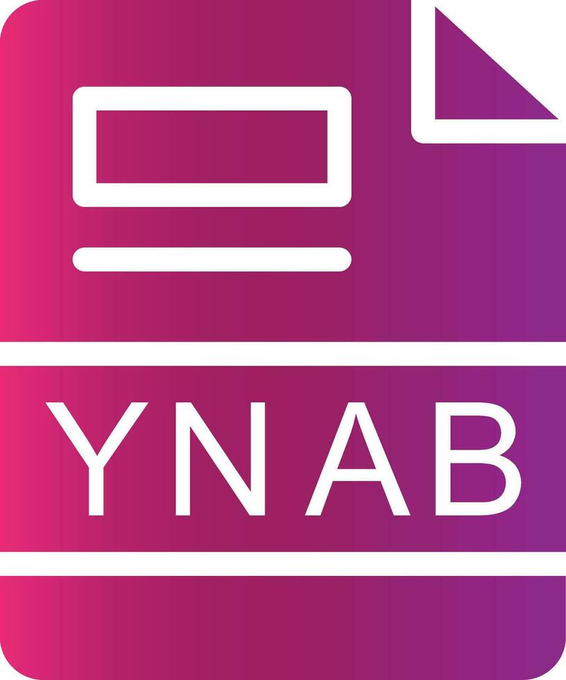 ynab Créatif icône conception vecteur