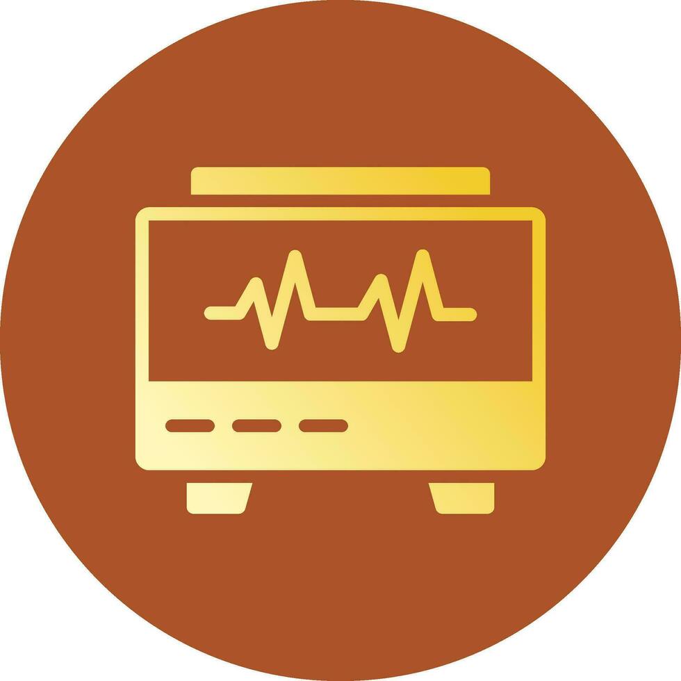 conception d'icône créative moniteur ekg vecteur