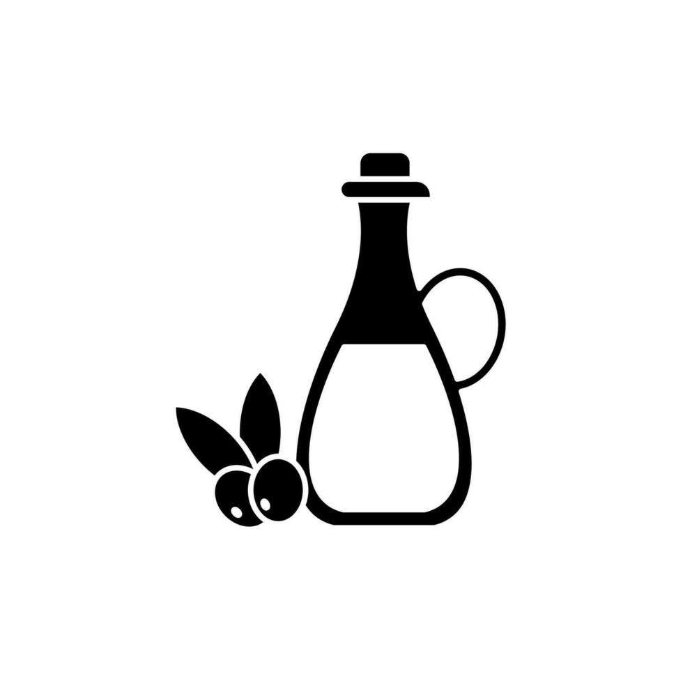 olive pétrole concept ligne icône. Facile élément illustration. olive pétrole concept contour symbole conception. vecteur