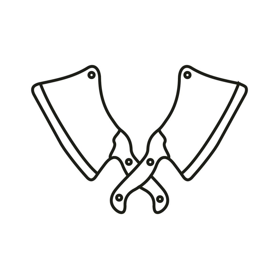 cuisine couteau icône vecteur. cuisinier illustration signe. chef symbole ou logo. vecteur