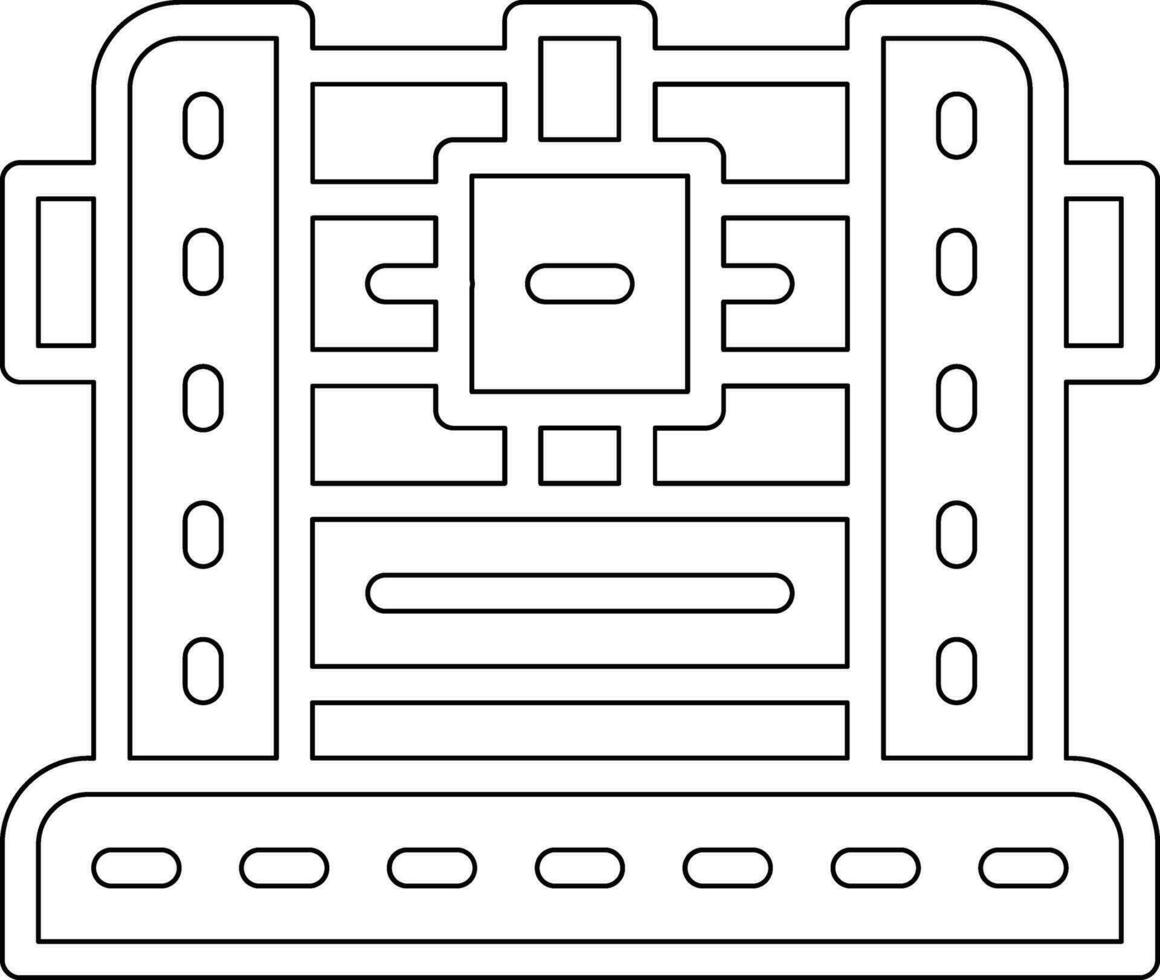 icône de vecteur de coffre au trésor