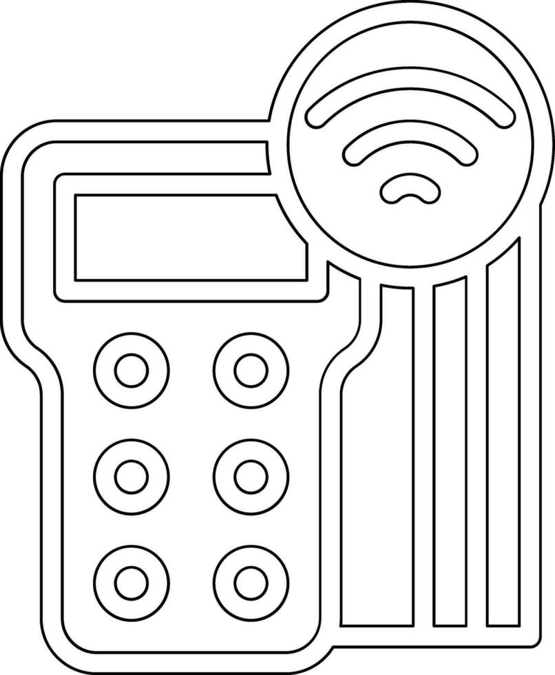 crédit carte machine vecteur icône