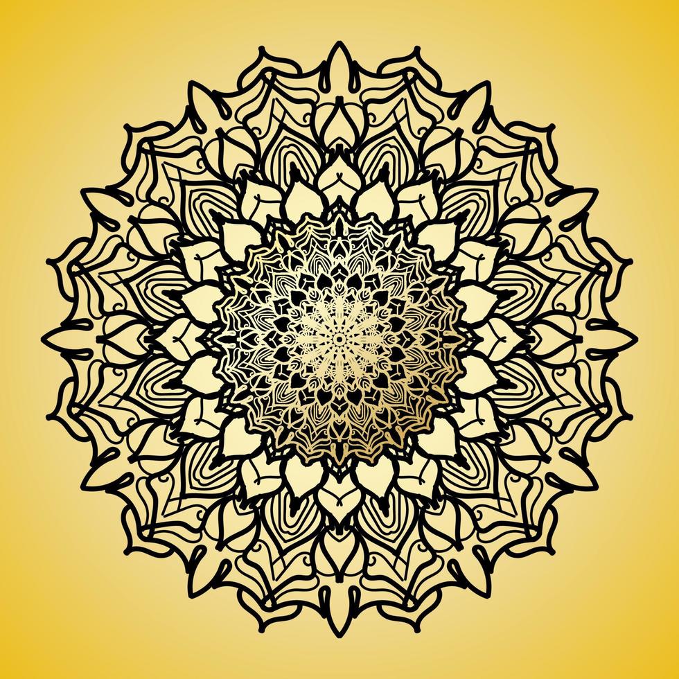 vecteur rond cercle abstrait. style mandala.