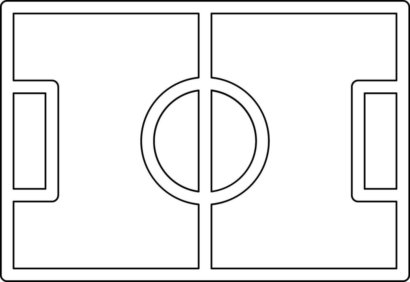 icône de vecteur de terrain de football