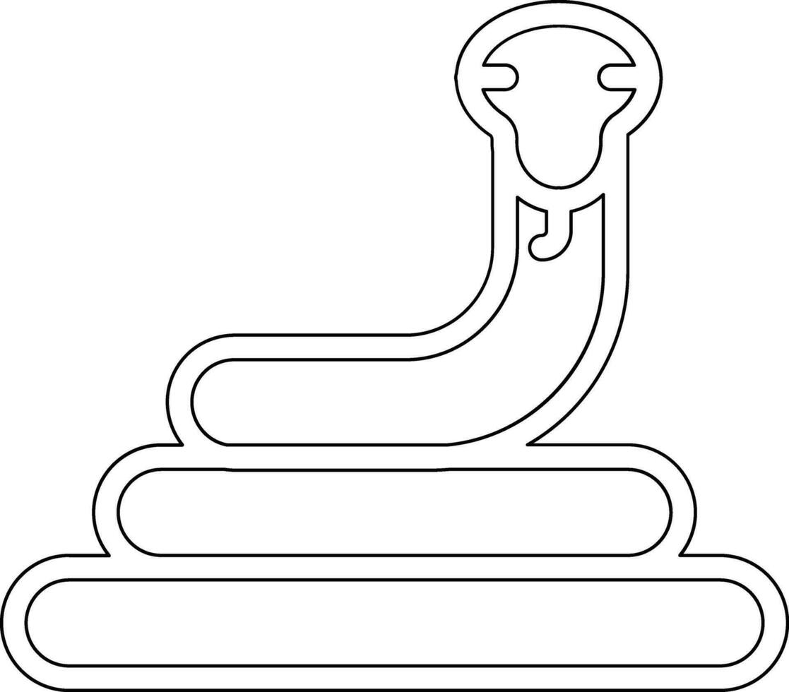 icône de vecteur de serpent